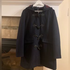 Tommy Hilfiger Winter Coat Preppy Style Navy